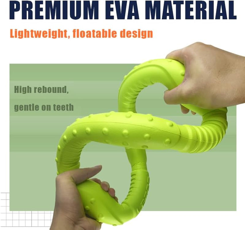 Dog Toys for Aggressive Chewers,¡¾Floatable¡¿ Dog Flying Disc, Dog Tug Toy, Interactive Dog Toys, Dog Teeth Cleaning, Tug of War Dog Toy, Dog Chew Toys, Dog Teething Toys for Catch, Fetch