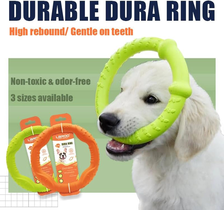 Dog Toys for Aggressive Chewers,¡¾Floatable¡¿ Dog Flying Disc, Dog Tug Toy, Interactive Dog Toys, Dog Teeth Cleaning, Tug of War Dog Toy, Dog Chew Toys, Dog Teething Toys for Catch, Fetch